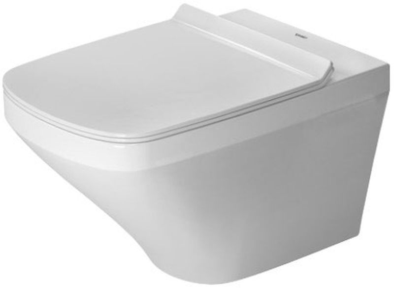 Duravit DuraStyle toiletpot met softclose toiletbril hangend zonder kraag wit 45510900A1