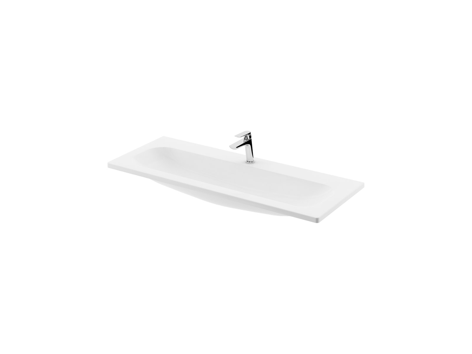 Ravak Clear wastafel 80x38 cm rechthoekig meubel wit glans XJJ01180000