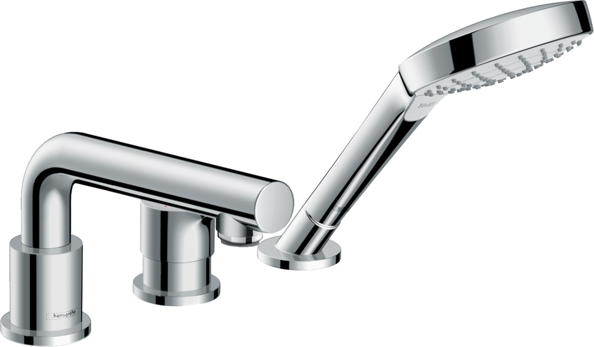 Hansgrohe Talis S bad- en douchekraan boven de badkuip chroom 72416000