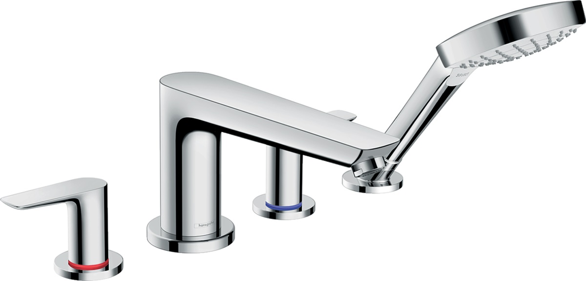 Hansgrohe Talis E bad- en douchekraan boven de badkuip chroom 71748000