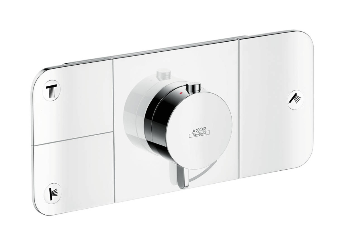 Axor One douchekraan inbouw met thermostaat chroom 45713000