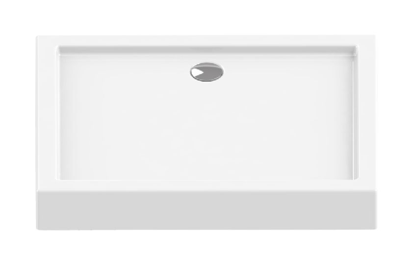 New Trendy Columbus rechthoekige douchebak 100x80 cm wit B-0104