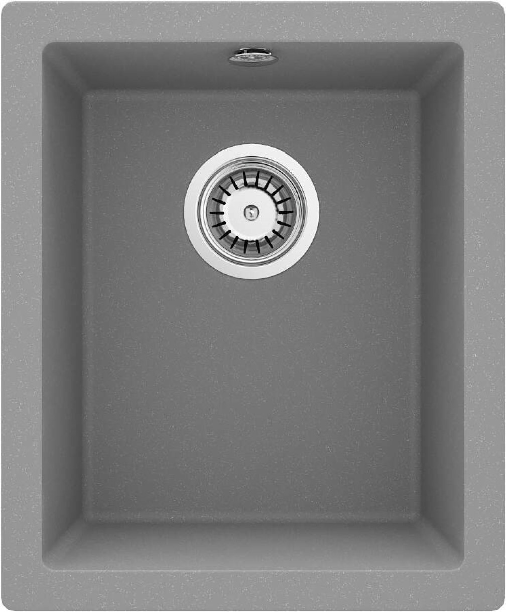Deante Corda spoelbak van graniet 40x32 cm grijs/grafiet/onyx ZQA_S10B