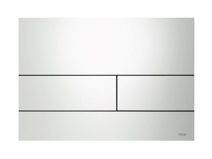 Tece Square II spoelknop voor het toilet wit 9.240.832