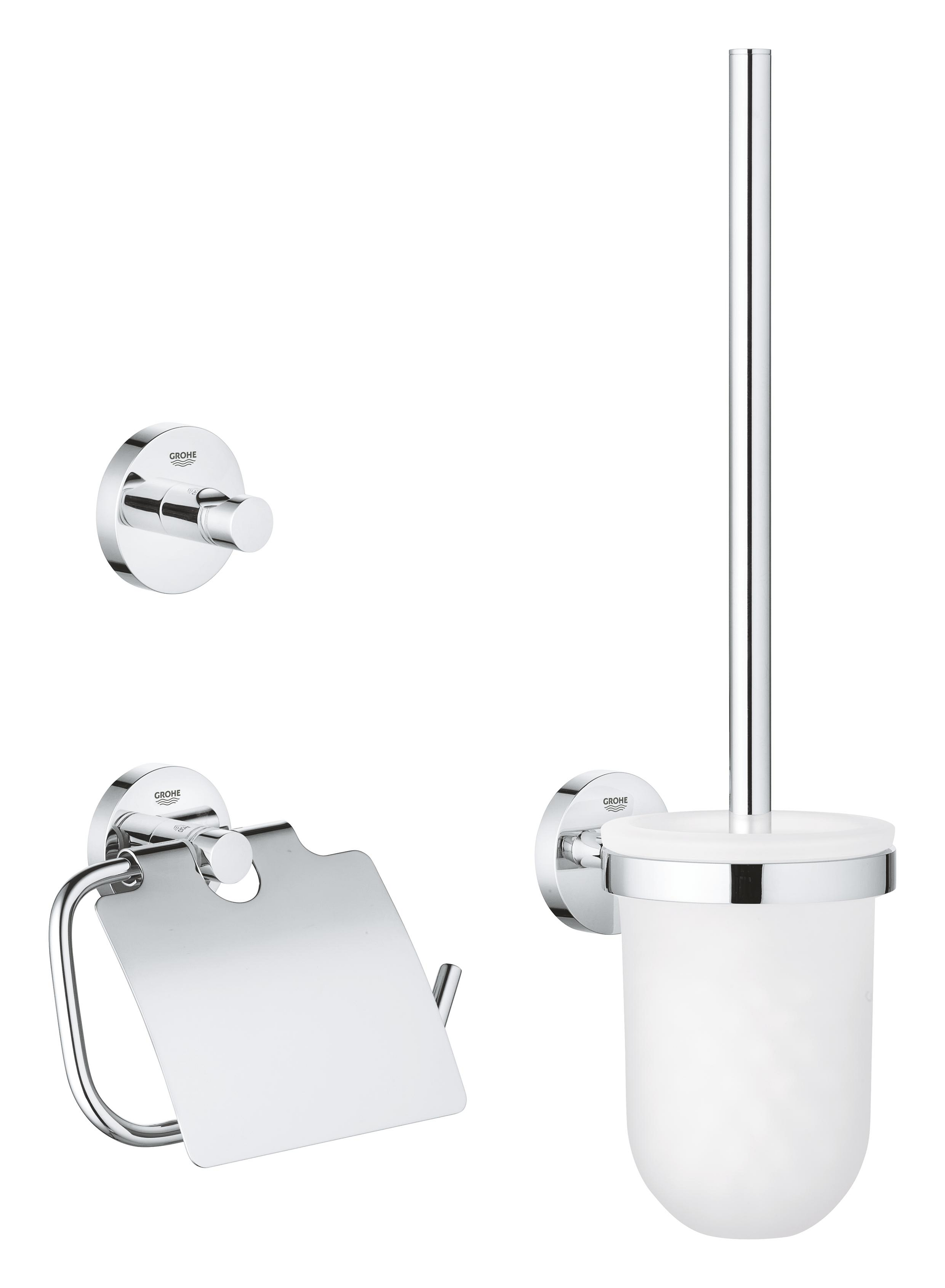 Grohe Essentials 3-in-1 accessoirekit StarLight Chrome 40407001