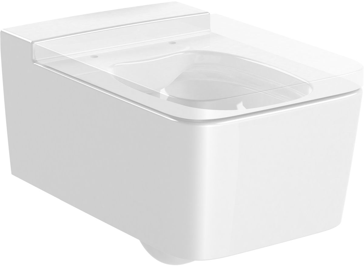 Roca Inspira toiletpot hangend zonder kraag wit A346537000