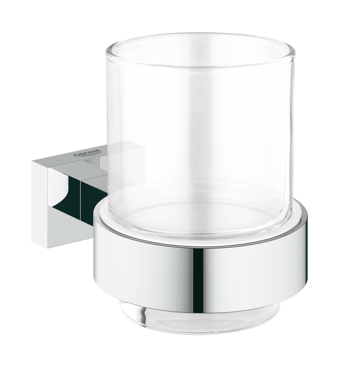 Grohe Essentials beker voor tandenpoetsen doorzichtig-chroom 40755001