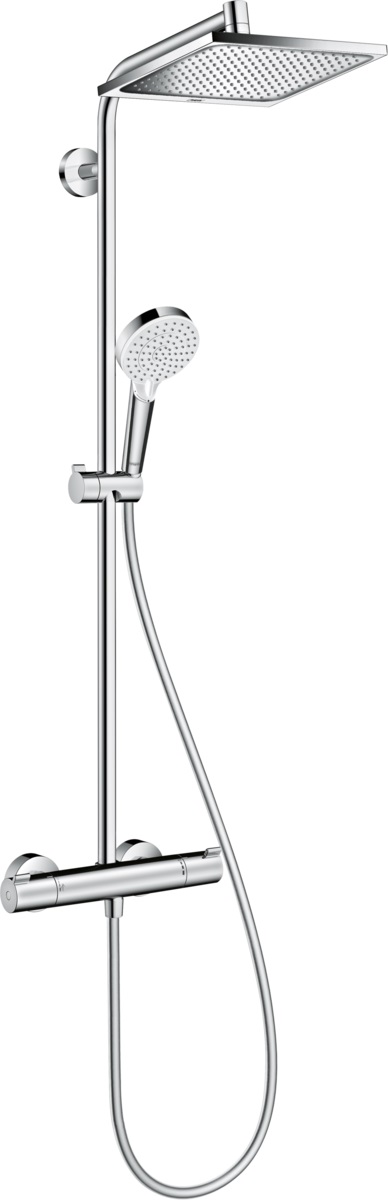 Hansgrohe Crometta doucheset wand met thermostaat chroom 27281000