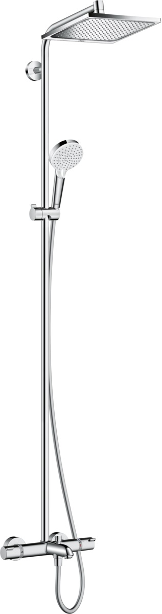 Hansgrohe Crometta doucheset wand met thermostaat chroom 27298000