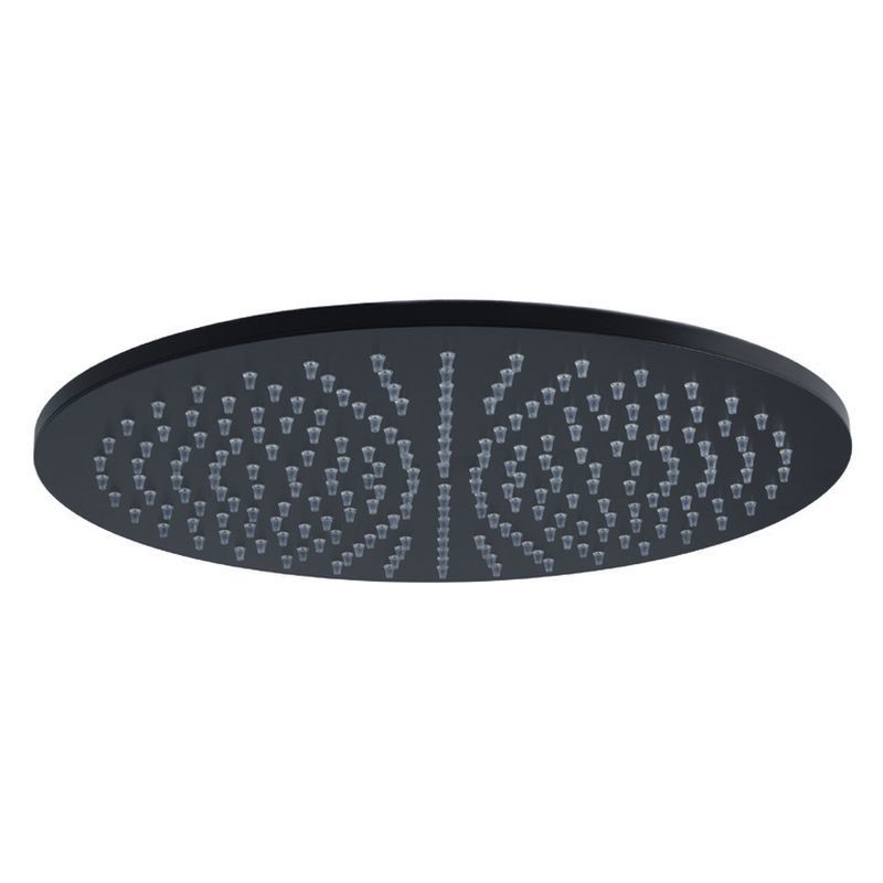 Paffoni Stick regendouche 22.5x22.5 cm rond zwart ZSOF074NO