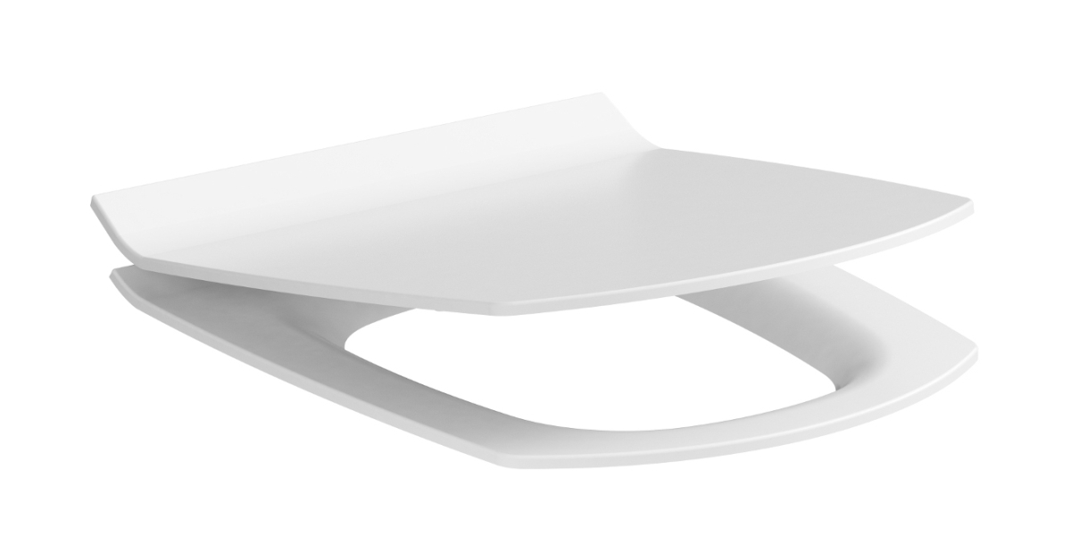 Cersanit Carina toiletbril langzaam vallend wit K98-0135