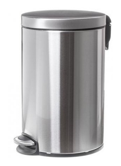 Faneco prullenbak 12 l staal WBP12JS