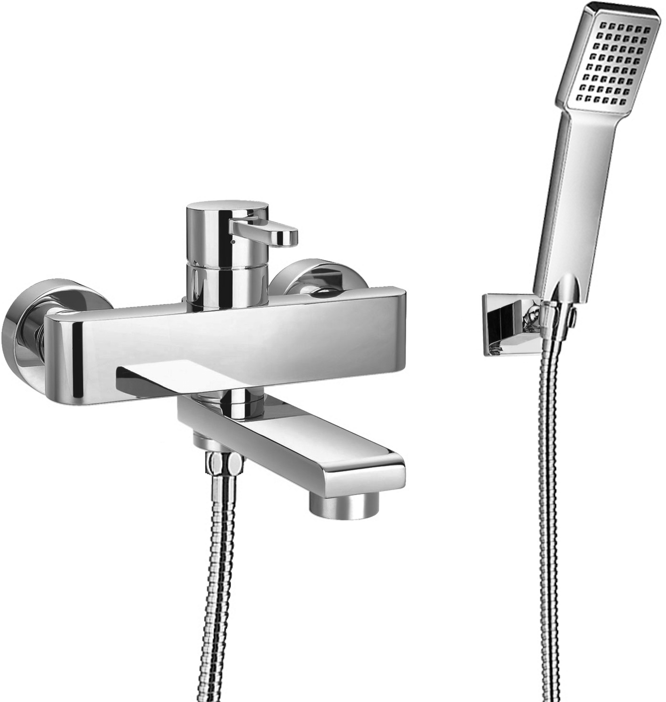 Omnires Darling bad- en douchekraan wand chroom DA5031CR