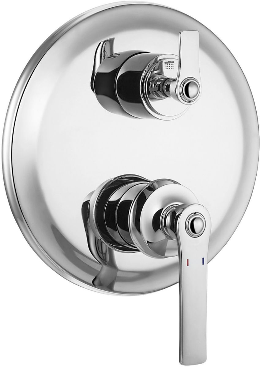 Omnires Armance bad- en douchekraan inbouw chroom AM5237CR