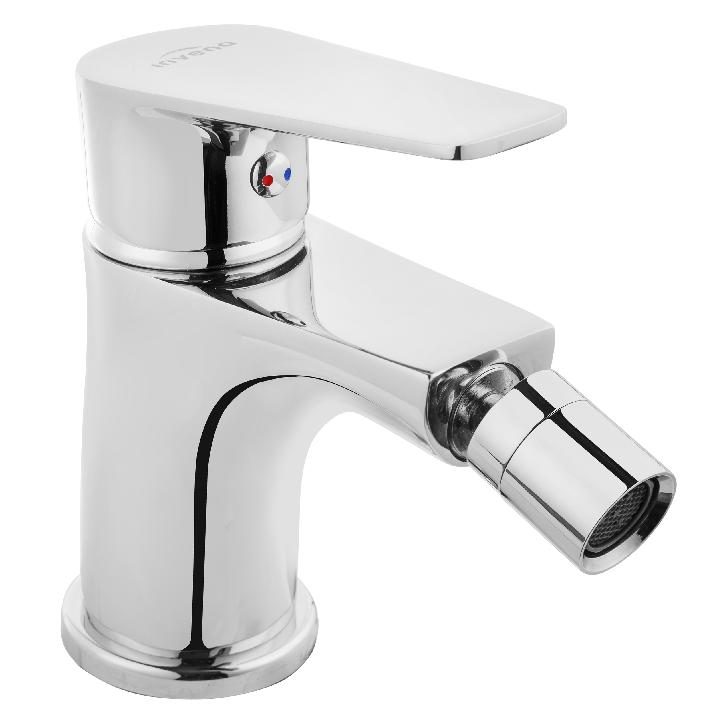 Invena Dokos bidetkraan staand chroom BB-19-001