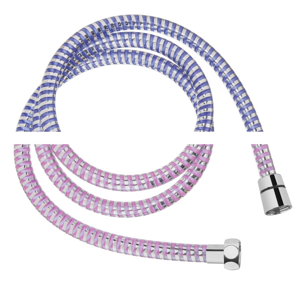 Invena Colour doucheslang 150 cm chroom AW-31-005