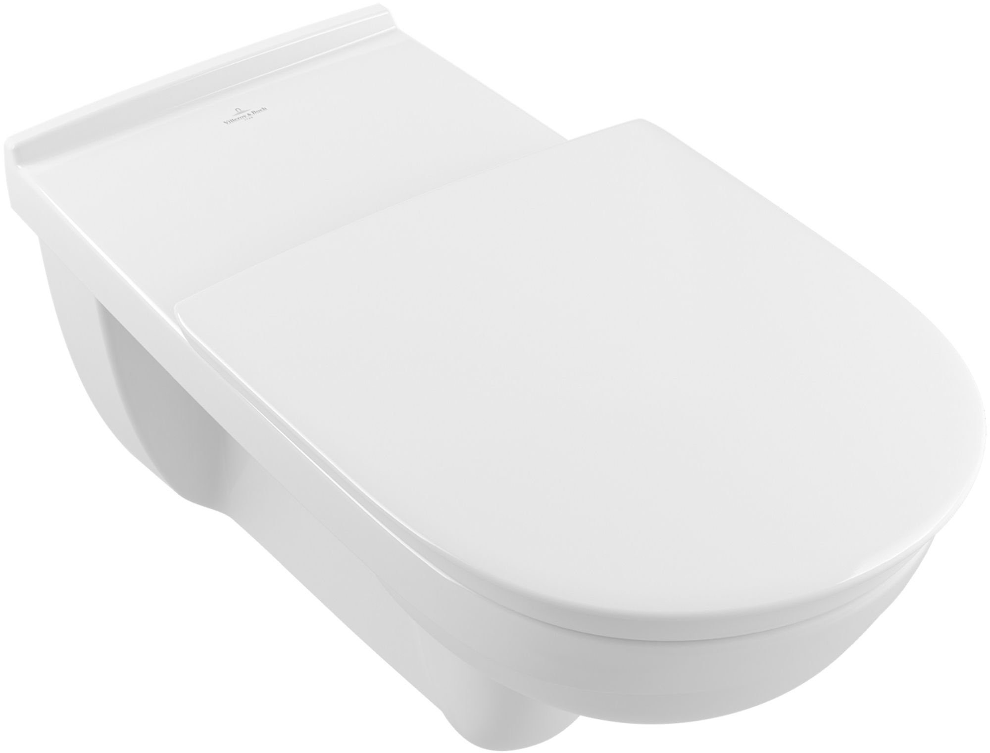 Villeroy & Boch O.Novo Vita toiletpot hangend zonder kraag voor gehandicapten wit 4601R0R1