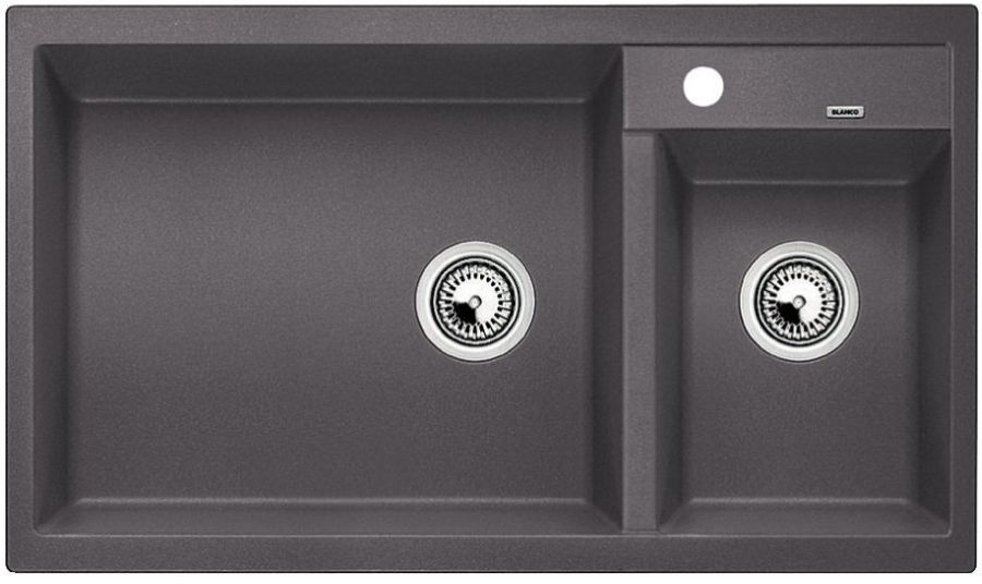 Blanco Metra 9 spoelbak van graniet 86x50 cm grijs/grafiet/onyx 518886