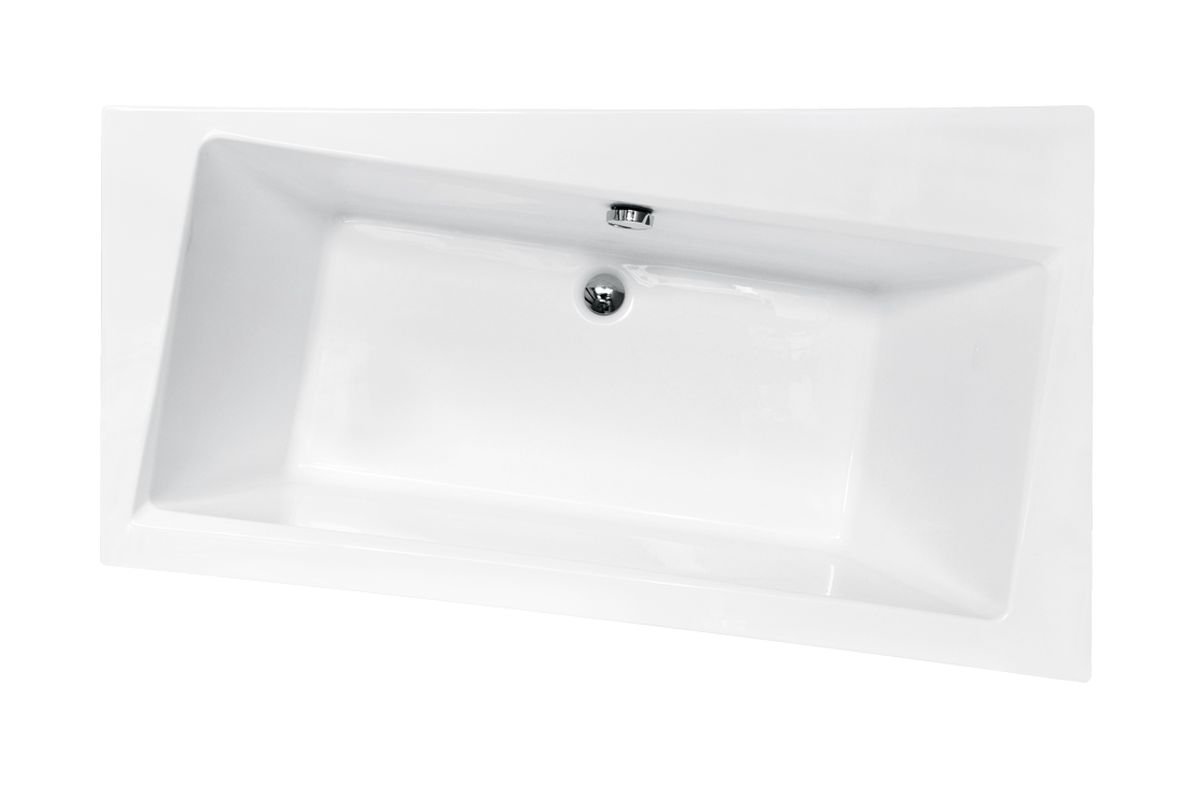 Besco Infinity hoekbad 170x110 cm rechtszijdig wit #WAI-170-NP