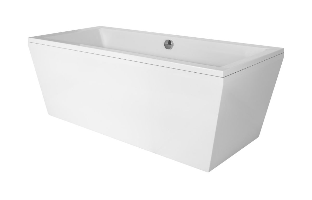 Besco Vera vrijstaand bad 170x75 cm rechthoekig wit #WKV-170-WO