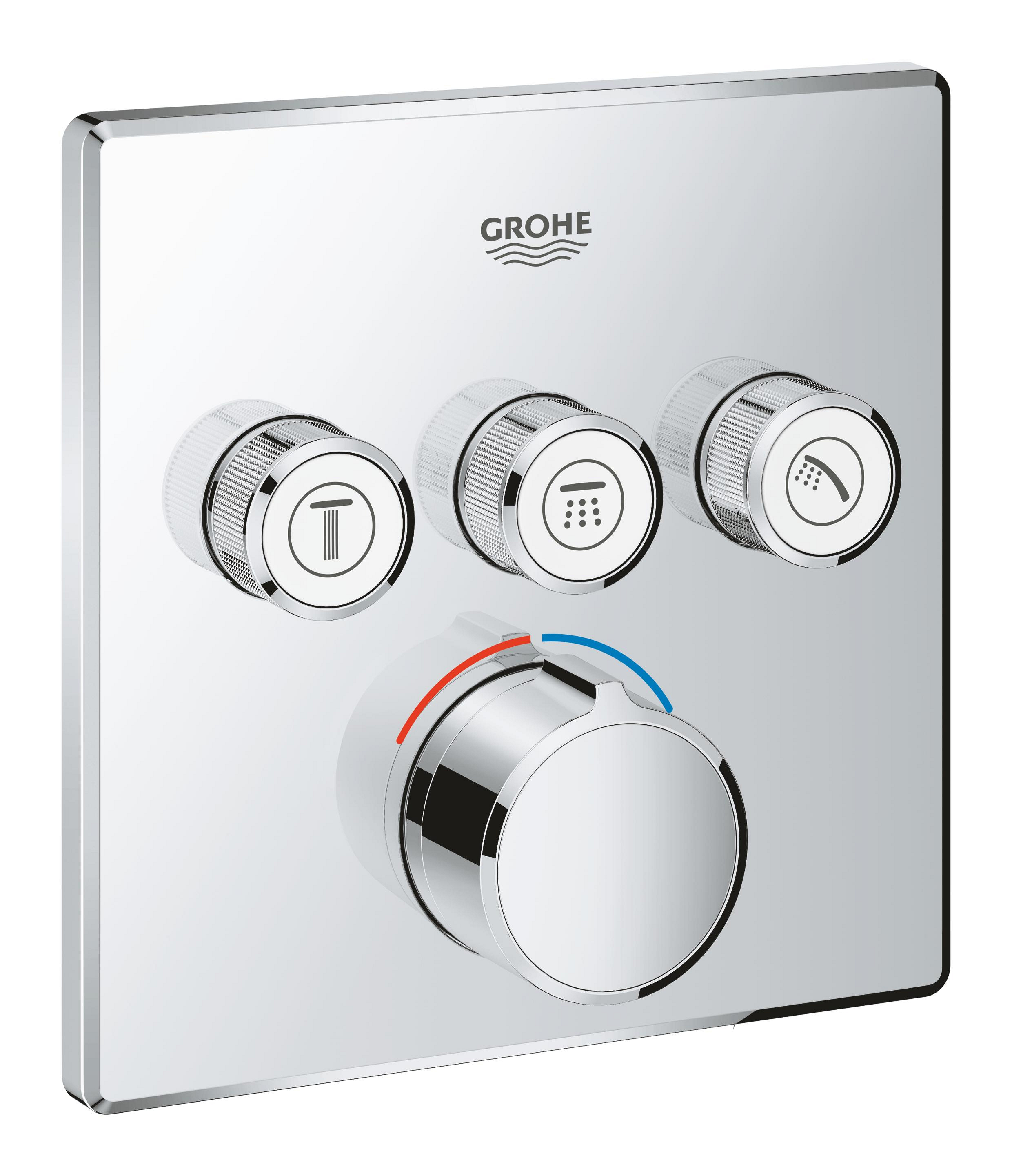Grohe SmartControl bad- en douchekraan inbouw StarLight Chrome 29149000