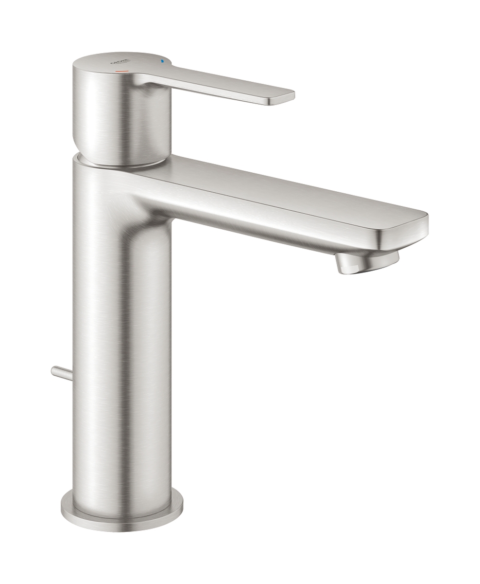 Grohe Lineare wastafelkraan staand SuperSteel 32114DC1