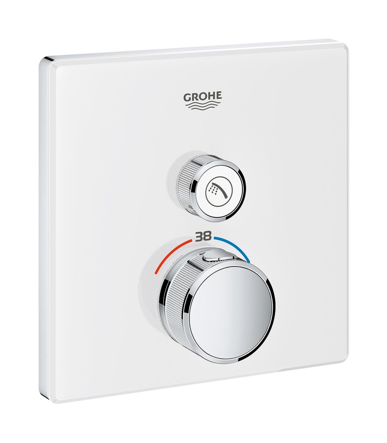 Grohe SmartControl douchekraan inbouw met thermostaat StarLight Chrome 29153LS0