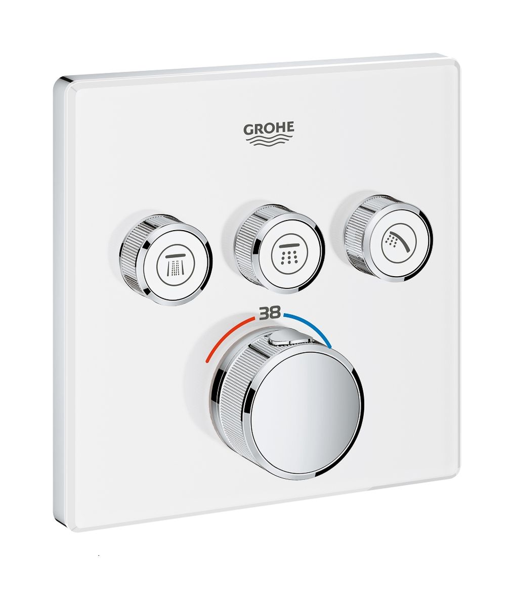Grohe Grohtherm SmartControl bad- en douchekraan inbouw met thermostaat wit 29157LS0