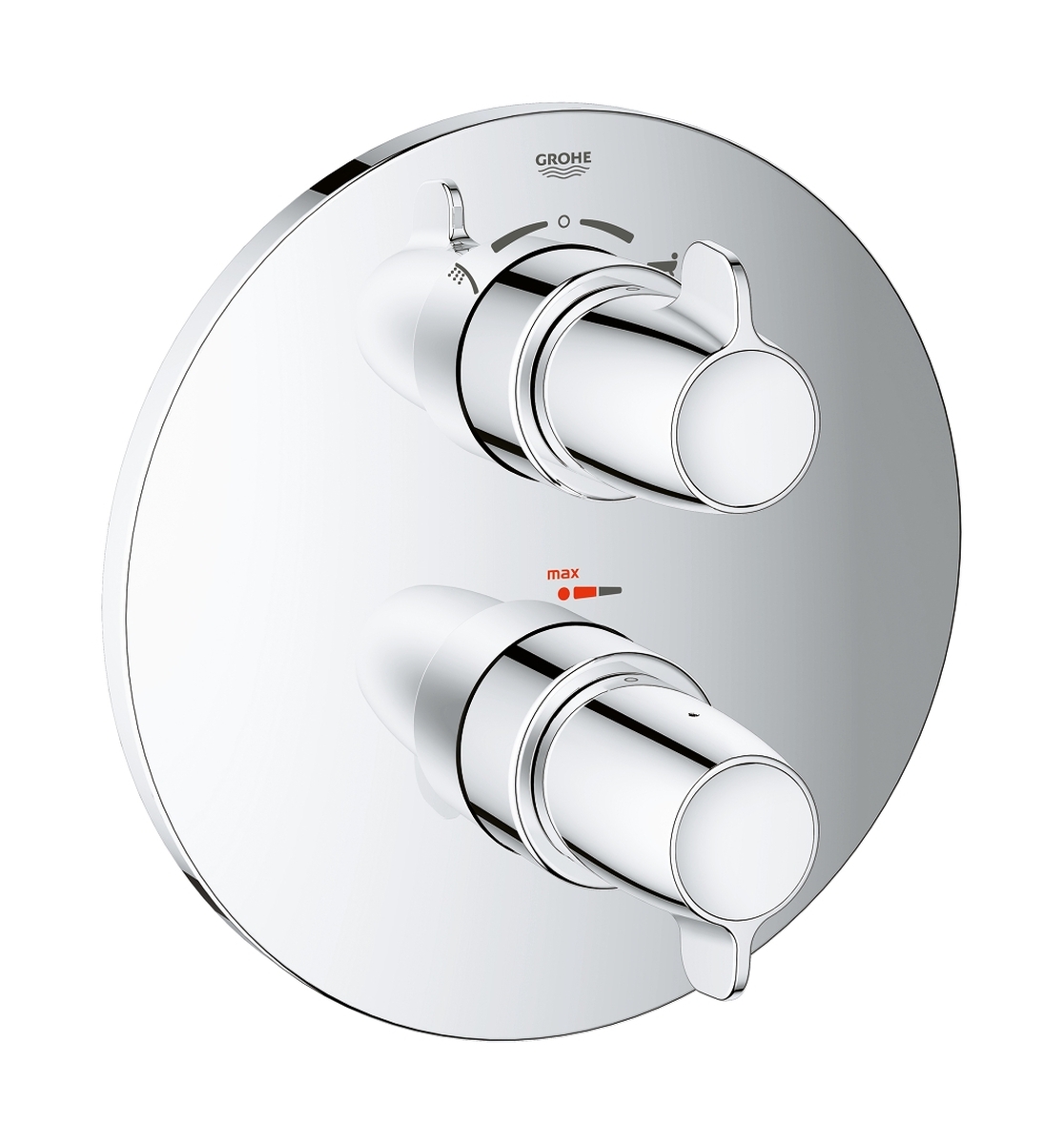 Grohe Grohtherm Special bad- en douchekraan inbouw met thermostaat StarLight Chrome 29095000