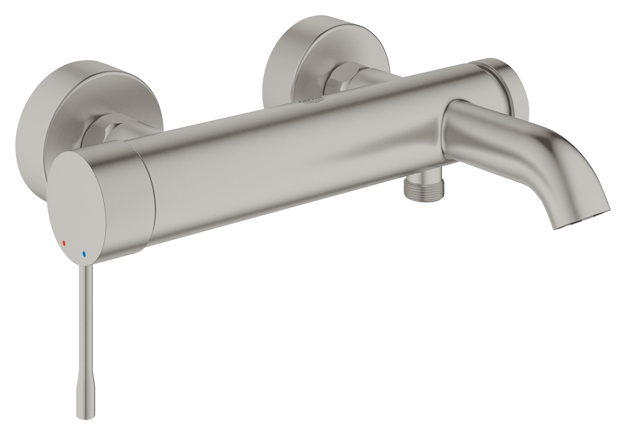 Grohe Essence bad- en douchekraan wand SuperSteel 33624DC1