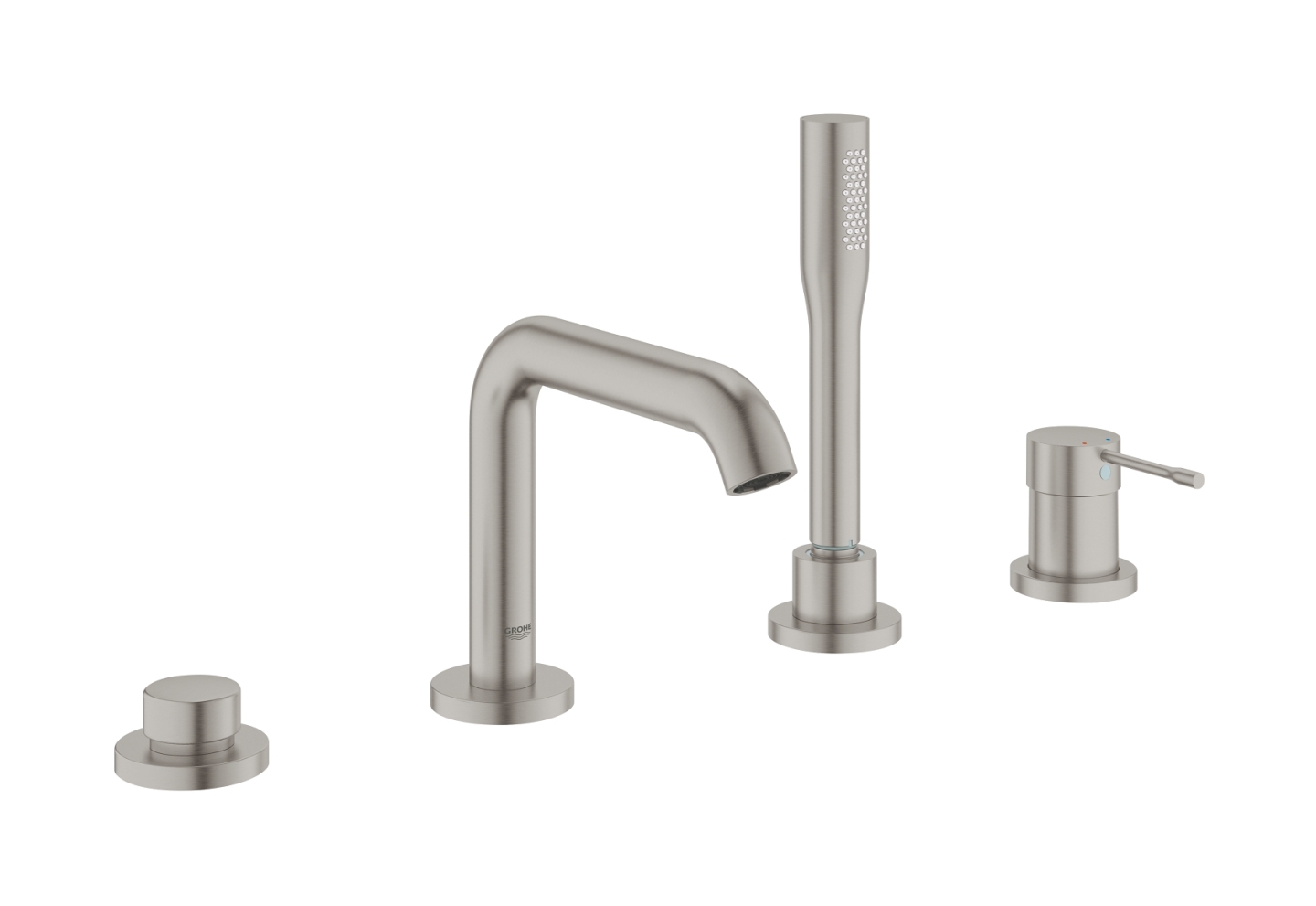 Grohe Essence bad- en douchekraan boven de badkuip SuperSteel 19578DC1