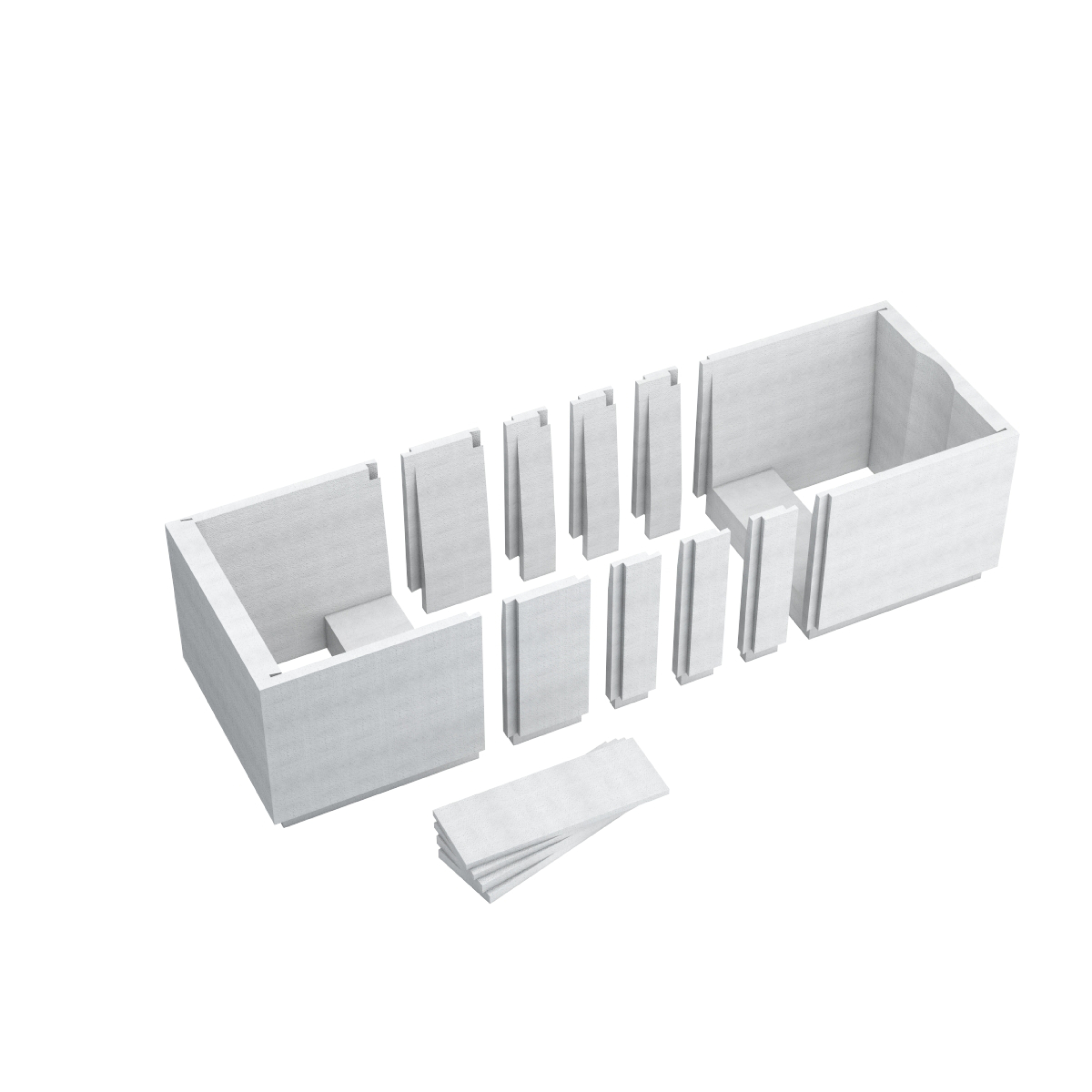 Schedpol Stabilsound badkuipbehuizing 1.029-LED