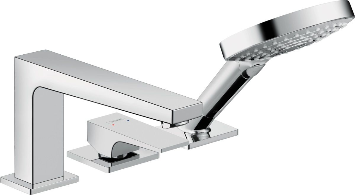 Hansgrohe Metropol bad- en douchekraan boven de badkuip chroom 32551000