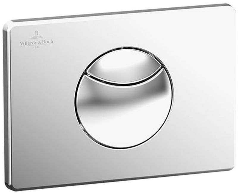 Villeroy & Boch ViConnect spoelknop voor het toilet staal 922485LC