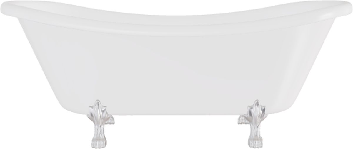 Besco Amelia vrijstaand bad 189x76.5 cm ovaal wit #WKA-190W+C