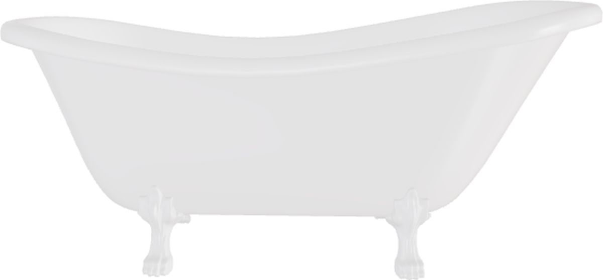 Besco Otylia vrijstaand bad 168.5x76 cm ovaal wit #WKO-170W+B