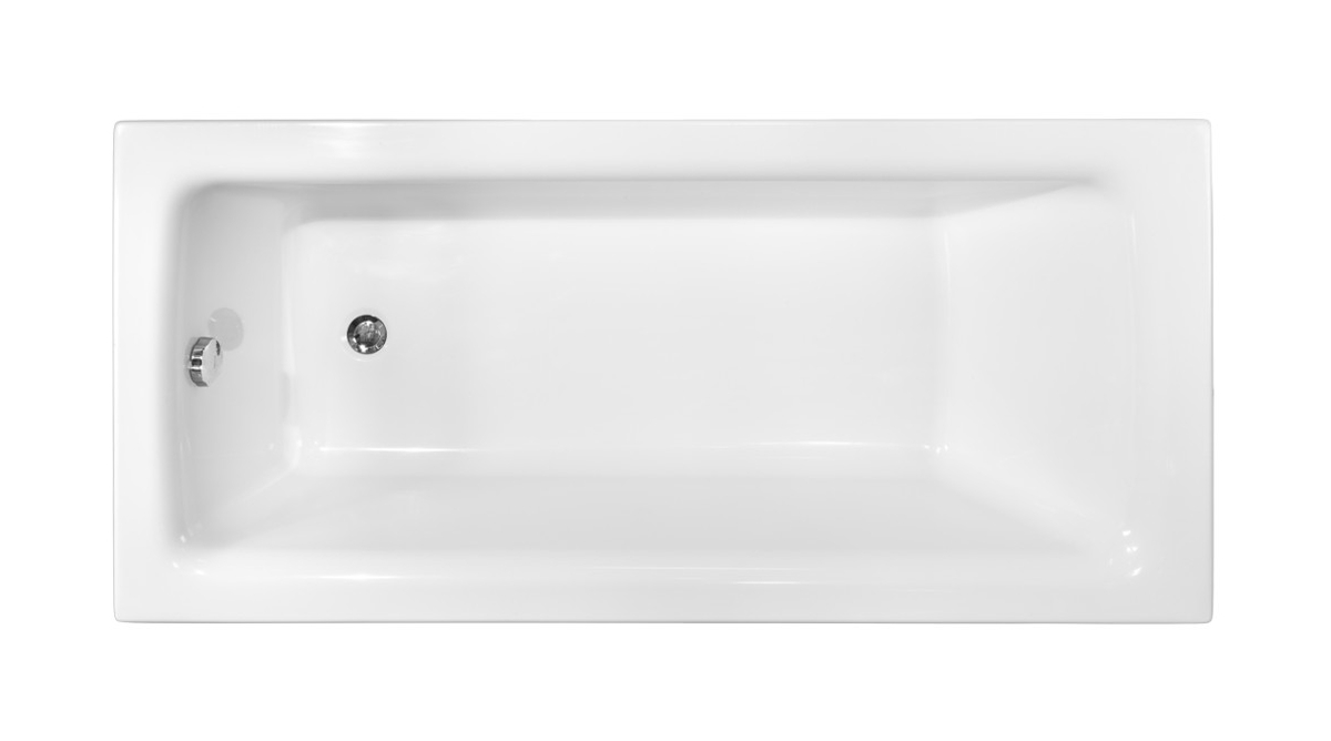 Besco Talia rechthoekig bad 110x70 cm wit #WAT-110-PK