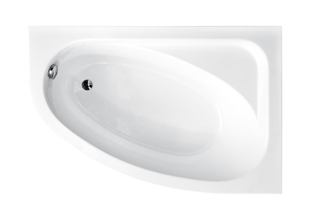 Besco Cornea hoekbad 140x80 cm rechtszijdig wit #WAC-140-NP