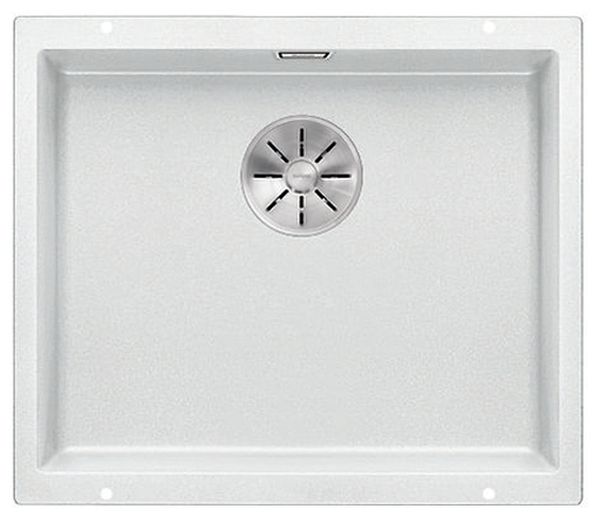 Blanco Subline 500-U spoelbak van graniet 50x40 cm wit 523436