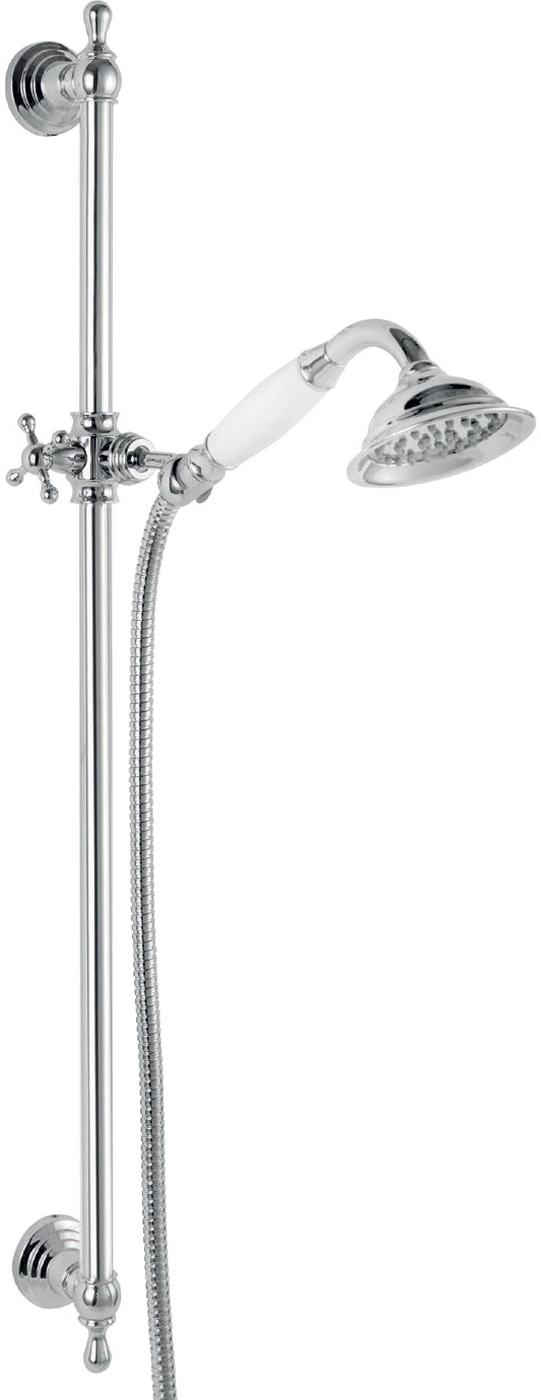 Ferro Retro doucheset wand chroom N160