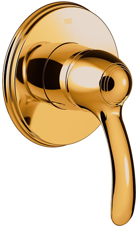 Tres Monoclasic douchekraan inbouw gouden 242.177.01.OR