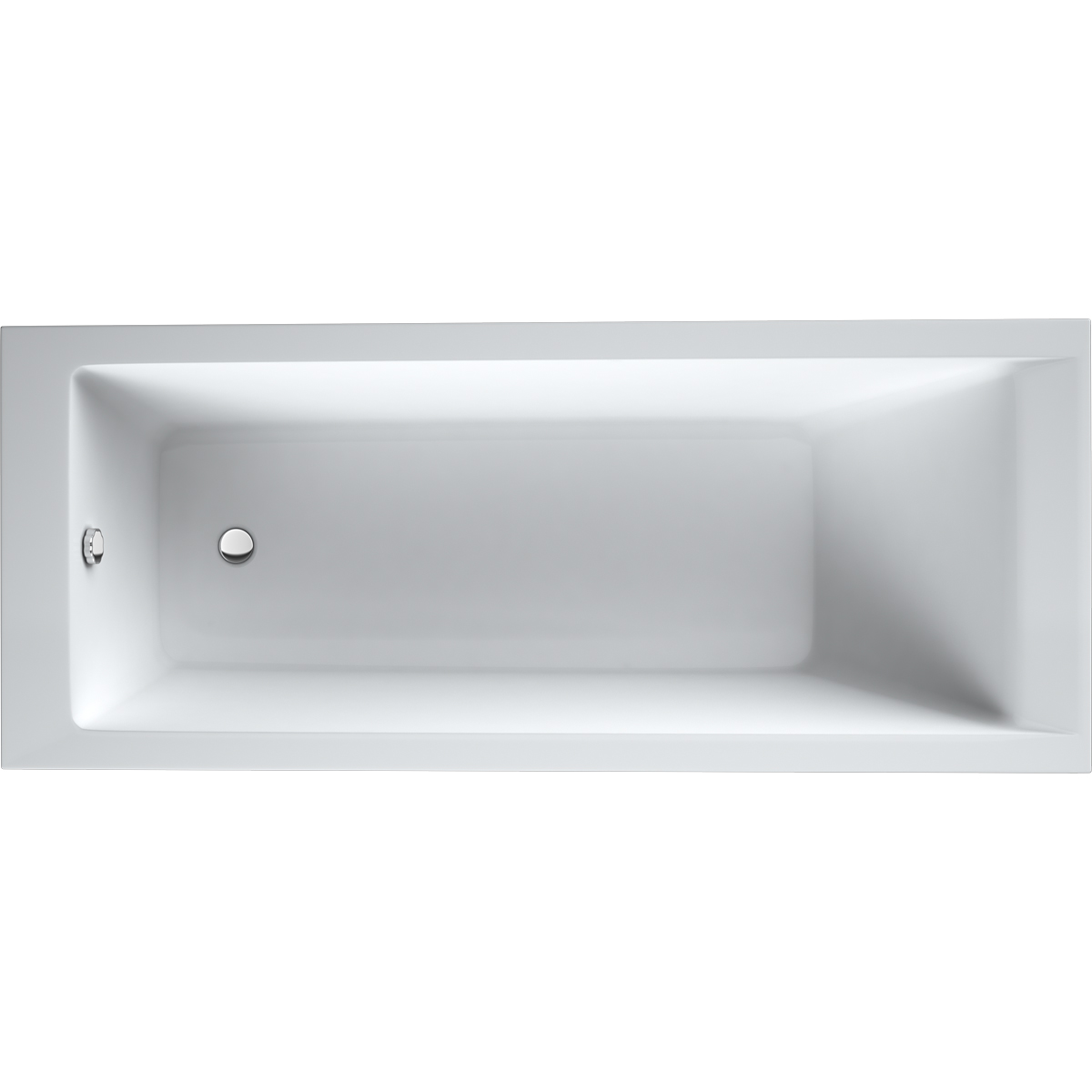 Oltens Langfoss rechthoekig bad 170x75 cm wit 10005000
