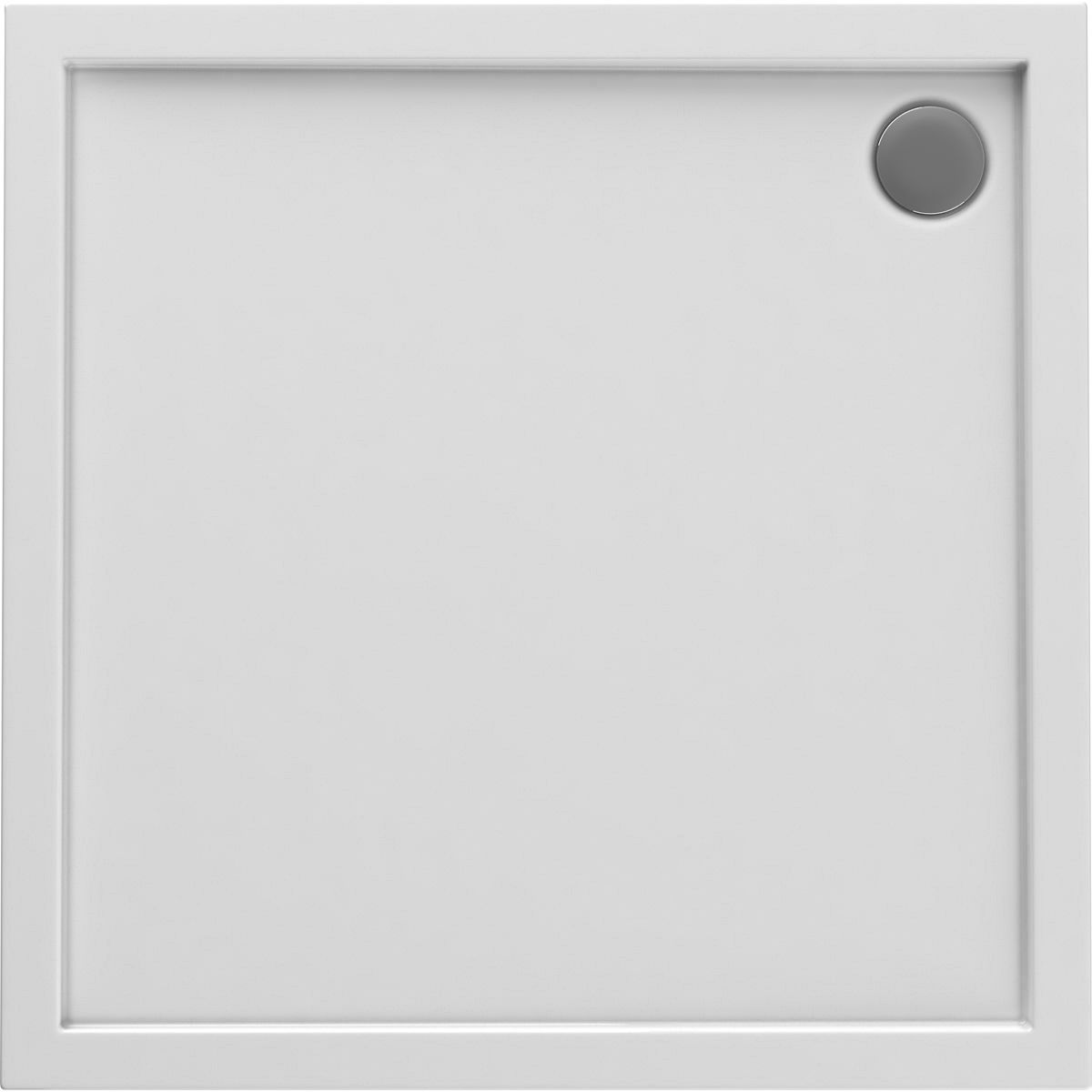 Oltens Superior vierkante douchebak 80x80 cm wit 17002000