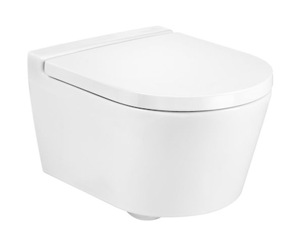 Set toiletpot Roca Inspira A346528000, toiletbril Roca Inspira A80152C00B