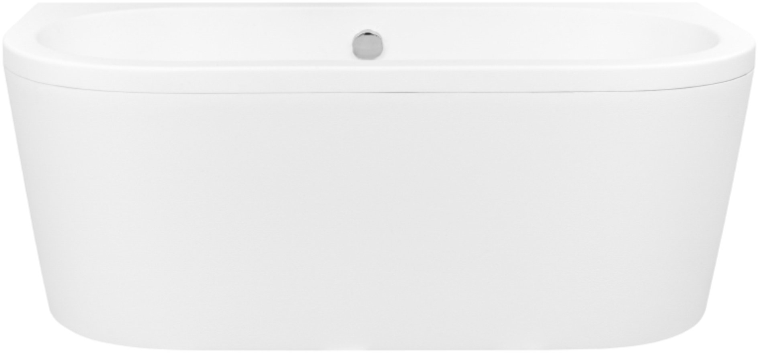 Besco Volya aan de muur gemonteerd bad 160x75 cm ovaal wit #WKV-160-WS