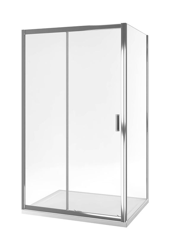 Actima Seria 201 douchewand 85 cm chroom glans/helder glas KAAC.1806.850.LP