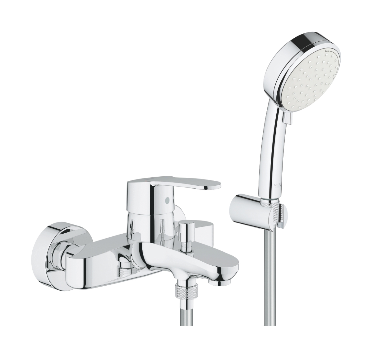 Grohe Eurostyle Cosmopolitan bad- en douchekraan wand StarLight Chrome 3359220A