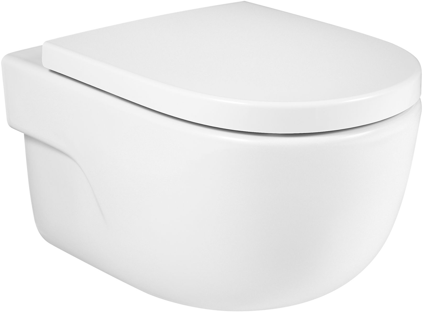 Roca Meridian toiletpot hangend zonder kraag wit A34624L000