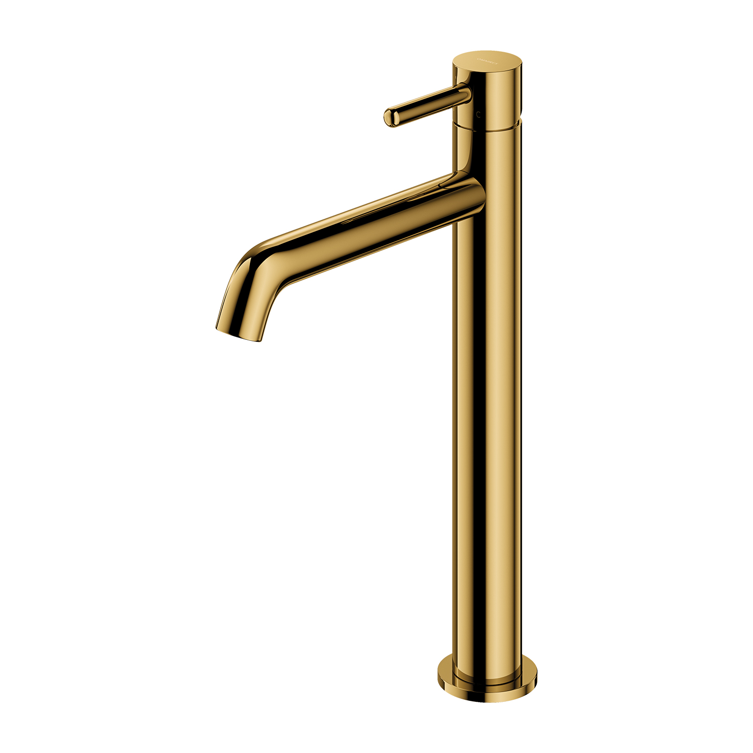 Omnires Y wastafelkraan staand gouden Y1212GL