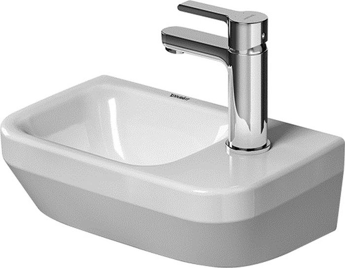 Duravit DuraStyle wastafel 36x22 cm halfrond klassiek wit glans 0713360000